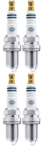 4x Hella Platinum Zündkerzen | 4x 8EH 188 705-241 passend für 4-Zylinder A8
