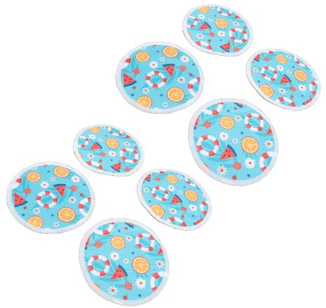 Generic 12 Cm återanvändbara Amningsskydd Läckagesäkra och Absorberande Bröstvårtsskydd 8 St för Mammor Som Ammar Daglig Komfort (G47)