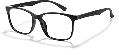 Cyxus, occhiali da vista con montatura trasparente, con blocco della luce blu, per computer e videogiochi, anti-mal di testa, per donne e uomini e bambini