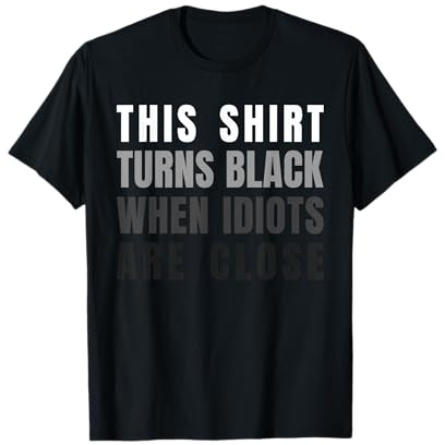 Lustige Sarkasmus Ironie - Idioten Radar Indikator - Spaß T-Shirt