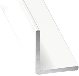 JARDIN202 - Perfil de Aluminio Blanco Angular - x4 unds - 1'50m | 30 mm -