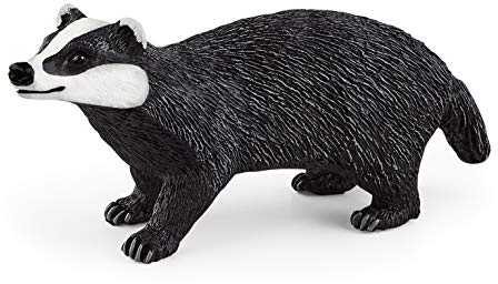 SCHLEICH 14842 Badger, from 3 years, WILD LIFE - Figurine, 8 x 2 x 3 cm