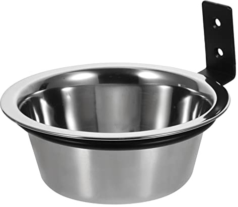Hohopeti 1 set Stainless steel hanging dog bowls tableware Split Cat and Dog Supplies Wall-mounted food dispenser food bowl bowl wall hanging puppy water bowl