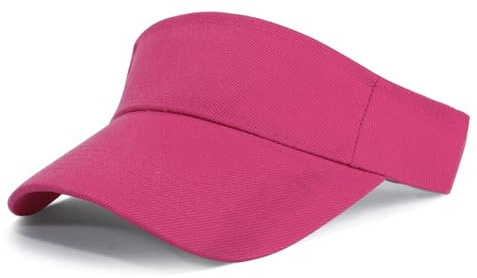 Kids Sun Visor Hat Summer Baseball Cap for Boys Girls 3-8 Years Adjustable Wide Brim Golf Beach Sun Hat Solid Cotton Travel Sports Sun Protection Peaked Cap for Outdoor Cycling Running Camping