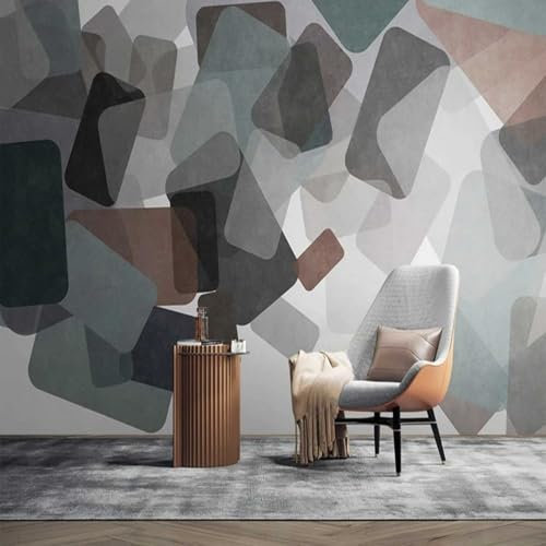 3D Geometrisches Muster Fototapeten 3D Grau Weiß 3D Foto Tapete Wandbild Wohnzimmer Schlafzimmer Decke Hintergrund Dekoration Malerei 400x280cm