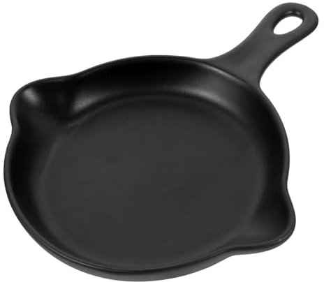 HOLIDYOYO Teglia Da Forno Ceramica Giapponese Con Manico Pirofila Decorativa Per Pancake Frittate e Colazioni Resistente Alle Alte Temperature e Facile Da Pulire Per Cucine Moderne e