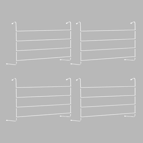 pegs it 4 Bar Radiator Clothes Drying Rack (Pack of 4) |Foldable Radiator Airers Indoor | Over Radiator Clothes Airer with 2 Meters of Drying Space Each | Caravan Airer for Balconies, Windows, Doors