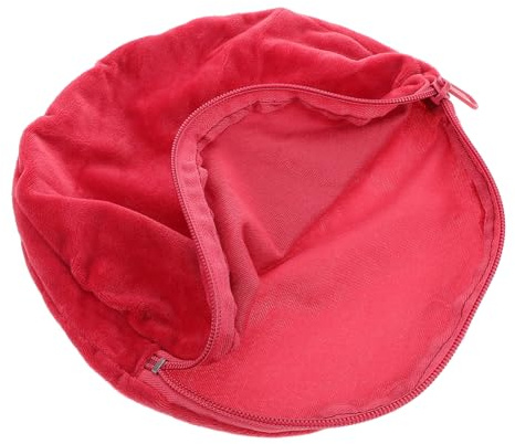 Ipetboom Copertura per Borsa Dell'acqua Calda in Flanella Morbida, Fodera Protettiva Rotonda Termica, Manicotto Isolante per Termoforo Elettrico, Accessorio Riscaldante Invernale per Uso Domestico