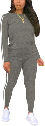 BNGPIKLY Legging Sets for Women Martial Arts Workout Colorblock Top Pants