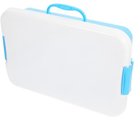 Healifty Portable Sand Tray with Lid for Small Handheld Sandbox Box for Outdoor and Indoor Play Friendly Design Storage Container for Sand and Accessories Spacious and
