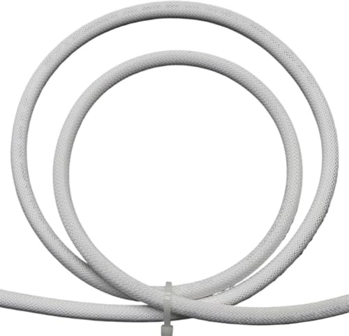 Expandable braided cable sleeve, Braided Cable Management Sleeve White 3-25mm Insulated Expandable 1Meter(8mm White)
