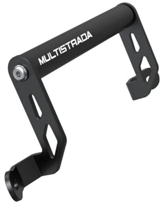 GPS Navegación Soporte Poste Soporte De Navegación GPS para Motocicleta para Ducati MULTISTRADA V2S V 2 S Travel 1260 1200 2016-2024. Soporte para Smartphone. Soporte navegación GPS(Negro 1)