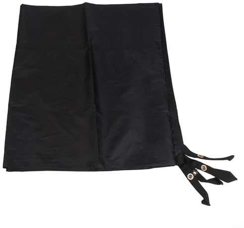 Yhenlovtt Tappetino per tenda da campeggio, 2 x 2 m, impermeabile, in tessuto Oxford, telo da picnic, spiaggia, telo per campeggio, escursionismo, con fibbie di fissaggio, nero