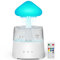 Cloud Humidifier Rain Water Drip Diffuser Humidifier 450ML with Remote Mushroom Lamp Humidifier Rain Sounds Humidifier Air Humidifiers for Bedroom Desk