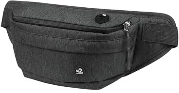 WATERFLY Bauchtasche: Große Umhängetasche, Bauchtasche für Männer und Frauen, Outdoor-Sport, Wandern, Reisen, Spazierengehen
