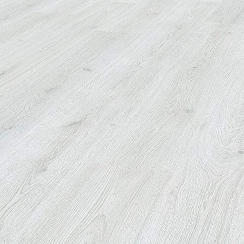 Pavimento Laminato AC4 Posa a Incastro, Kronotex, Rovere Sbiancato, Spessore 8mm, Scatola 2,131m²