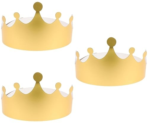 Toyvian 36stücke Teiliges Goldene Hüte Für Geburtstagsfeiern Babypartys Und Hochzeiten Komfortable Partydekoration Für Erwachsene