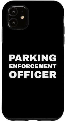 Parkplatzbeauftragter Uniform PEO Verkehrswächter vorne Hülle für iPhone 11