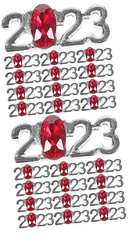 COHEALI 60 Stück 2023 2023 Zubehör Anhänger Der Klasse 2023 2022 Charms Für Ornamente 2023 Verzierungen Diy 2023 Charms Diy Basteldeko 2022 Zauber 2023 Nagelcharme 2023 Anhänger Legierung