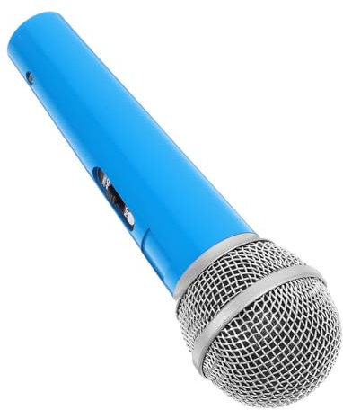 ABOOFAN Microphone Factice Réaliste pour Accessoires de Costume Mic Portable pour Thèmes Rétro