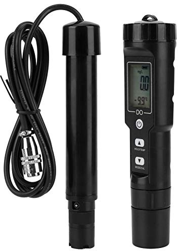 Qcwwy Ph Water Humidity Meter High Accuracy and Quick Response Water Quality Tester Small Pen Shape Design DO Meter for Freshwater Aquaculture Mariculture Swimming Pool Dissolved