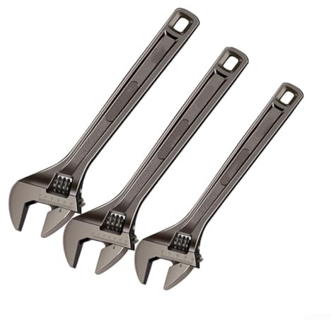 UTTASU 1 chiave inglese regolabile grande scimmia facile da usare chiave regolabile (30,5 cm)