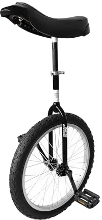 Green Slide Einrad, 45,7 cm, Produktreihe Nova Schwarz, Lernen (runde Gabel), Felge, Aluminium, bequemer Sattel verstellbar mit Griff