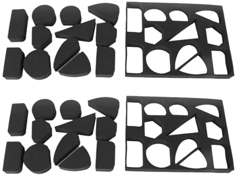 Generchin Juego de Moldes con de de Cerámica, 24 Herramientas de Molde para Hacer Tazas DIY para Arcilla, Cortadores de Arcilla de Cerámica, Molde con de de Café