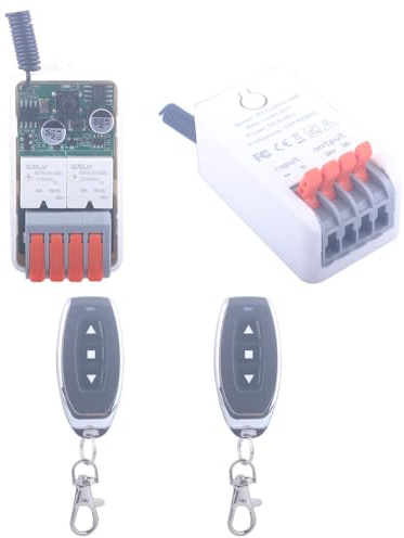 5 V-30 V 12 V Interruttore di controllo remoto anteriore/posteriore per motore,mini interruttori relè wireless ricevitore, regolatore attuatore lineare per movimento (5 V-30 V/2 controller))
