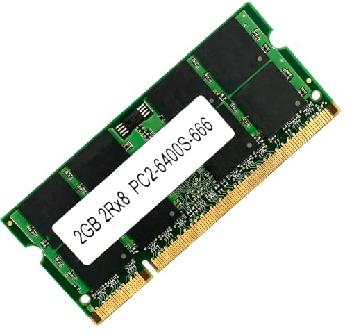 Memoria RAM DDR2 2GB 800MHz PC2-6400S SODIMM para Portátil, Notebook y Laptop 2 GB 51CH187