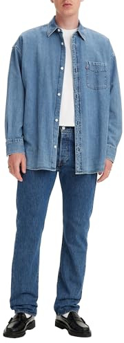 Levi's Big and Tall Hombre 11501-0115 Jeans Not Applicable, Stonewash 80684, 50 32