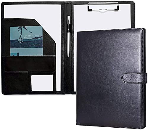Klemmbrett A4 Ordner Mappe - Schreibmappe Mit Klemmbrett (Black)