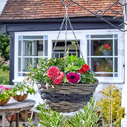 Smart Garden 14 Inch Firenze Faux Rattan Hanging Cone (6021015)