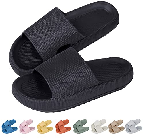 MoneRffi Badelatschen Damen Herren Wolkenschuhe- cloud slides Badeschuhe wolken damen airfoot hausschuhe Cloudyzz Bequeme rutschfeste Dusch Badeschlappen