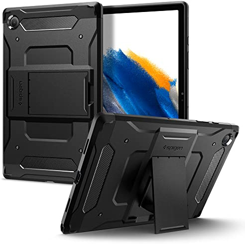 Spigen Cover Tough Armor PRO Compatibile con Samsung Galaxy Tab A8 10.5 Polici (2022) - Nero