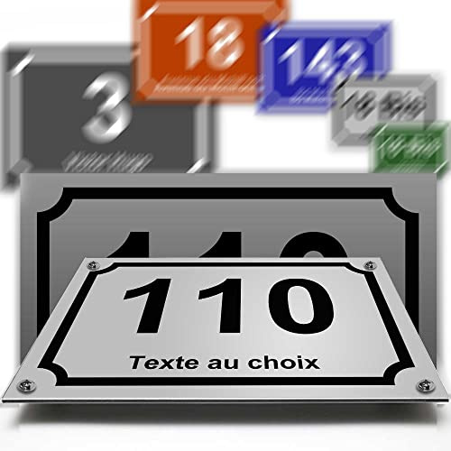 ALUMINIUM / PE PLAQUE SIGN PLAQUE SIGN FOR HOMES, GARAGES, DOORS AND LETTER BOX CLASSIC COLLECTION 2 LINES