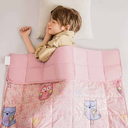 Topcee Weighted Blanket (3 lbs, 36 x 48) Cooling Throw Heavy Blanket for Sleeping Apply to 20-40 lbs, Soft Thick Breathable Blanket with Glass Bead, Easy Care