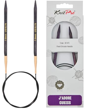 KnitPro J’adore Cubics Rundstricknadeln 40 (100cm) | 7mm