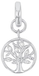 Amor Charm 925 Sterling Silber, Damen, Charms, mit Zirkonia synth., Kommt in Schmuck Geschenk Box