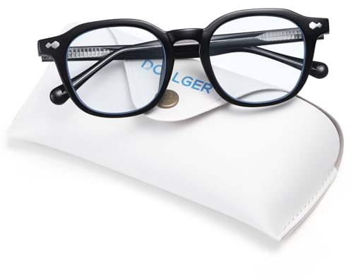 Dollger Occhiali con filtro per la luce blu per gli uomini Occhiali con filtro per la luce blu quadrati Occhiali con telaio grande Anti luce blu PC TV Gaming Unisex