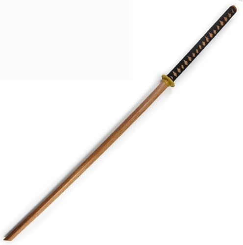 Lång version av träsvärd, Bokken med slida, Katana för plantor av järnträ för heminredningsinsamling, dagliga scenframträdanden, skjuttillbehör, kendoövning Iaido-svärd, cosplay-Wood bandage||140CM
