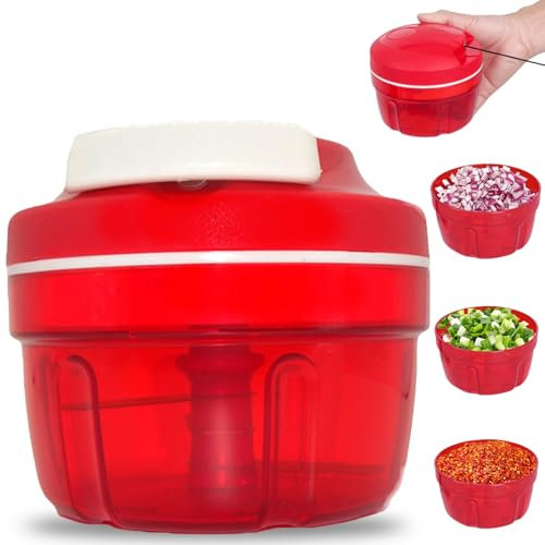 Cortador de cebolla, picadora de cebolla vegetal, diseño de cordón para el hogar, cortador manual de verduras, picadora manual de cocina, accesorios para ensalada, carne, ajo, nueces, frutas, hierbas