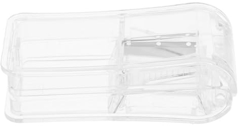Beavorty 2stücke Pillenschneider Für Kleine Pillen Tragbarer Pillenteiler Aus Kunststoff Transparenter Tablettenschneider Mit Aufbewahrungsbox Für Zuhause Und Reisen Winziger