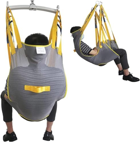Universal Mesh Patient Lift Sling, Divided Leg Design for Easy Toileting and Bathing, Ideal for Hospitals, Homes, and Nursing Care