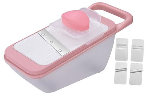 Ciieeo Cortador Verduras Multifunción Con Cuchillas Para Rallar Cortar y Picar Troceador Cocina Duradero Práctico y Fácil De Limpiar Para Hogar Camping y Restauración