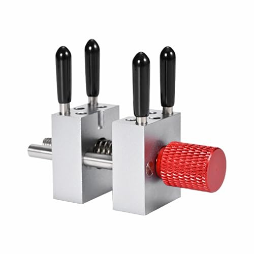 Mini étau de table en métal réglable pour bijoux, montres, appareils électroniques (rouge)