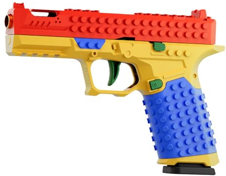 Set de Poignées pour Blocs de Construction Tactiques DIY, Jouet de Construction Simulator de Fusil, Kit Créatif de Poignées pour Garçons et Filles, Cadeau Ludique pour Noël et Anniversaires