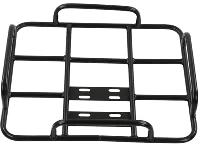 Aramox Scaffale per Scatole per Consegna Cibo, Robusto Tubo in Acciaio, Staffa per Carichi Pesanti con capacità di 80 Kg per Motociclette e Biciclette Elettriche (#1)