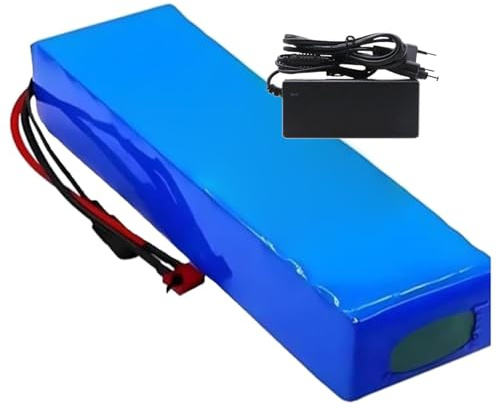 Batería para Bicicleta Eléctrica De 36V Y 30Ah, Batería para Patinete Eléctrico, Paquete De Baterías De Iones De Litio Impermeables 10S2P para Bicicleta Eléctrica con Cargador