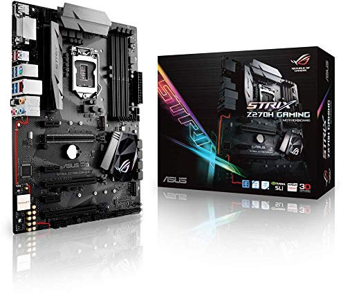 Asus Intel Z270 ATX Placa Base Gaming con 5-Way Optimization, DDR4 3866MHz, Dual M.2, SATA 6Gb/s, 2 x USB 3.1 Type-A y HDMI